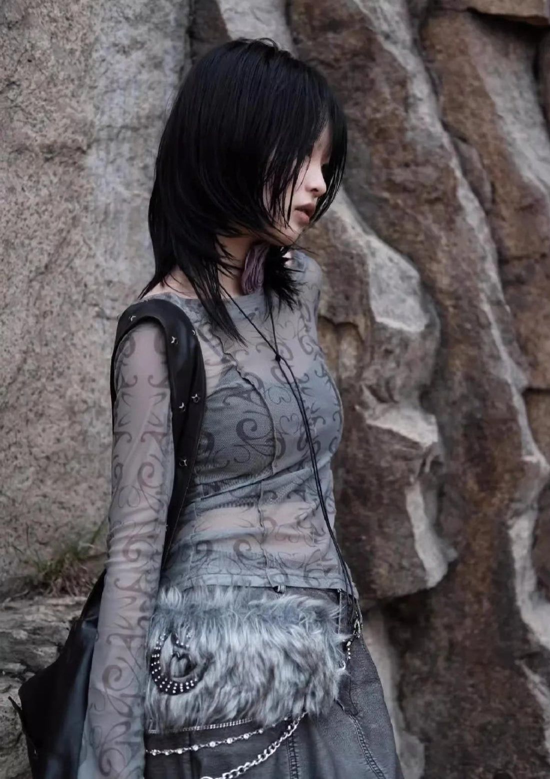 Cyberpunk Sheer Top - KAYSMAR