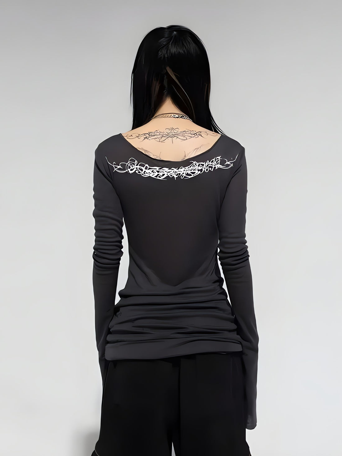 Cyberpunk Extra Long Sleeve Top - KAYSMAR