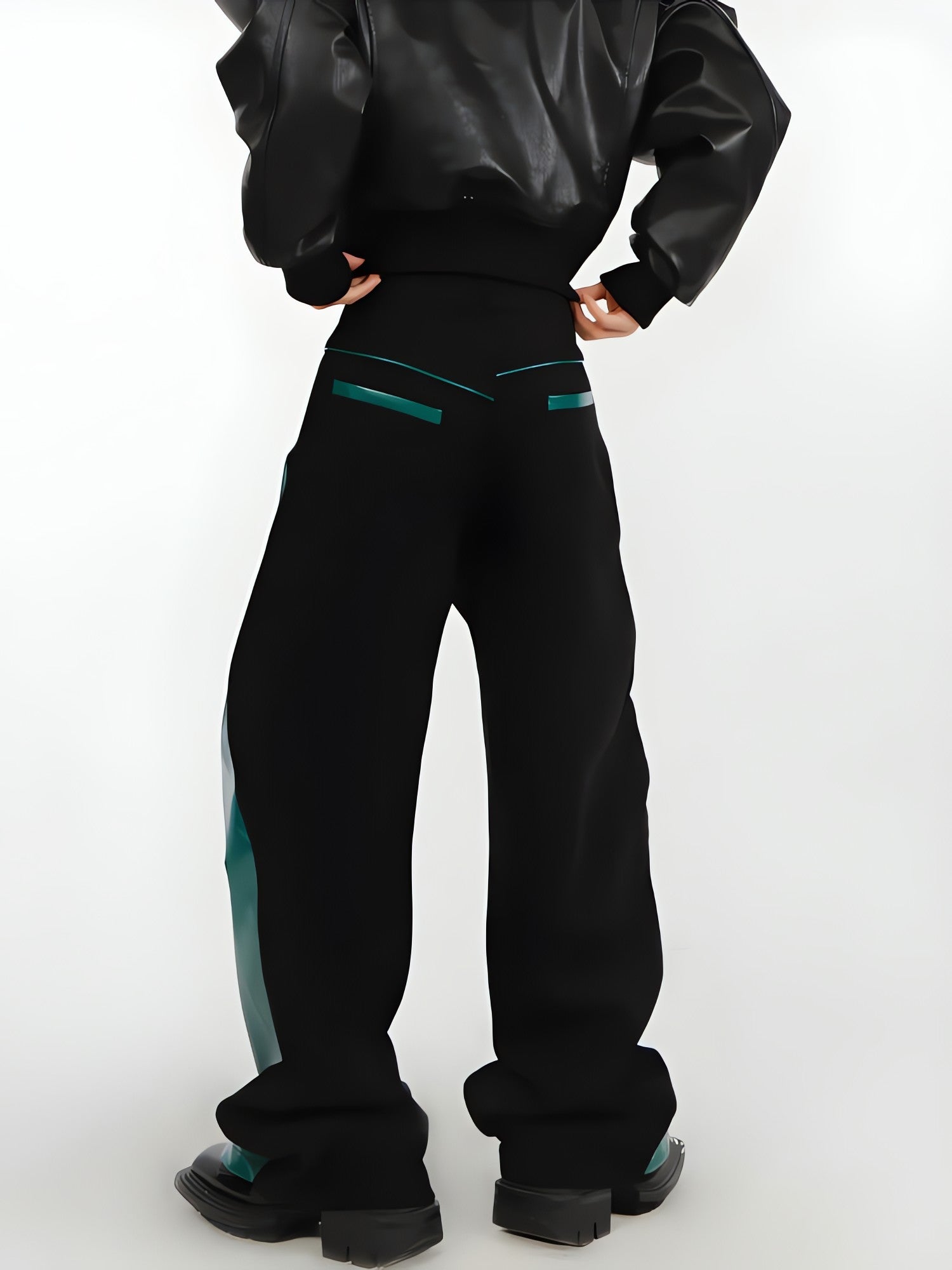 Cyberpunk Faux Leather Pants