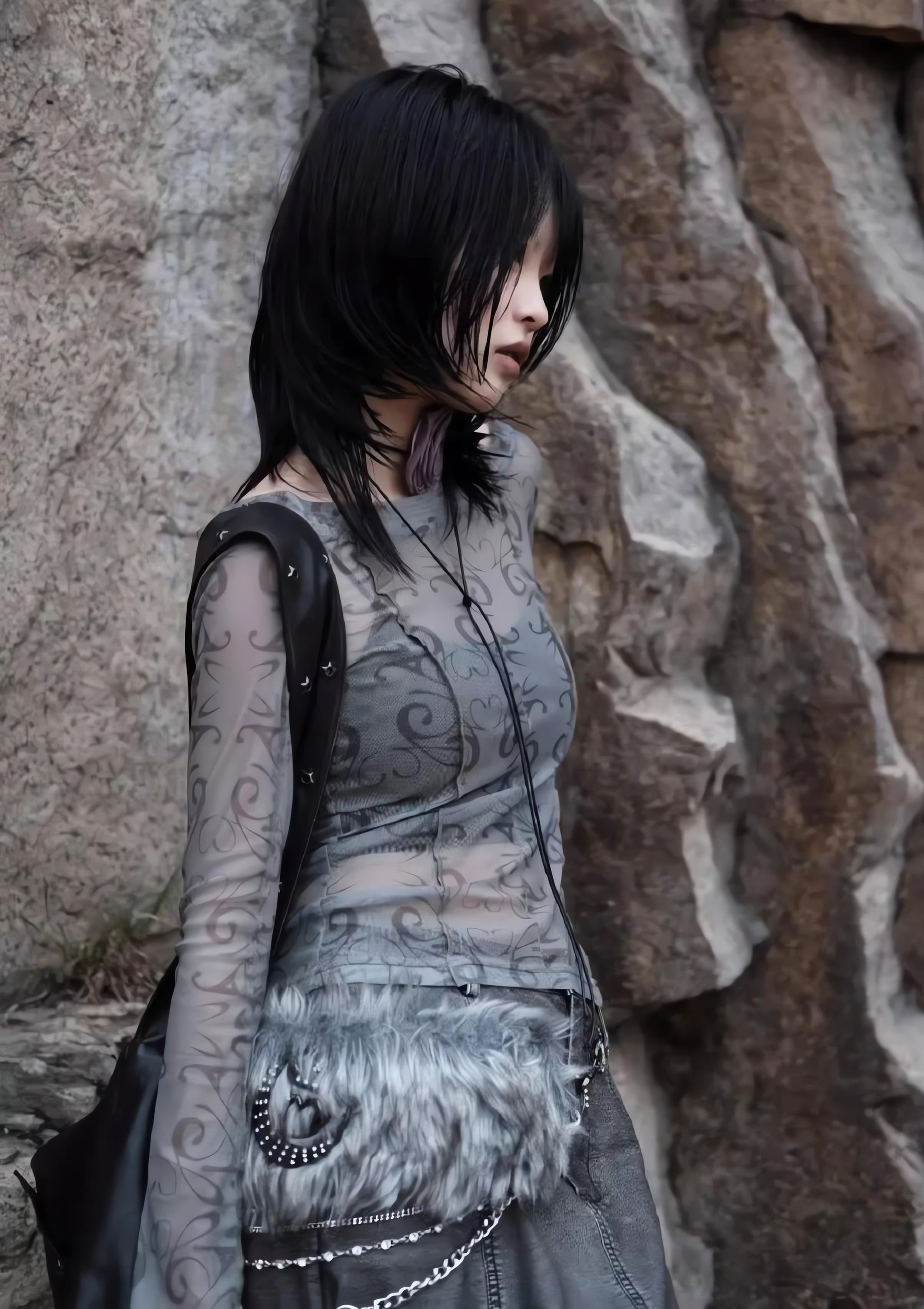 Cyberpunk Sheer Top - KAYSMAR