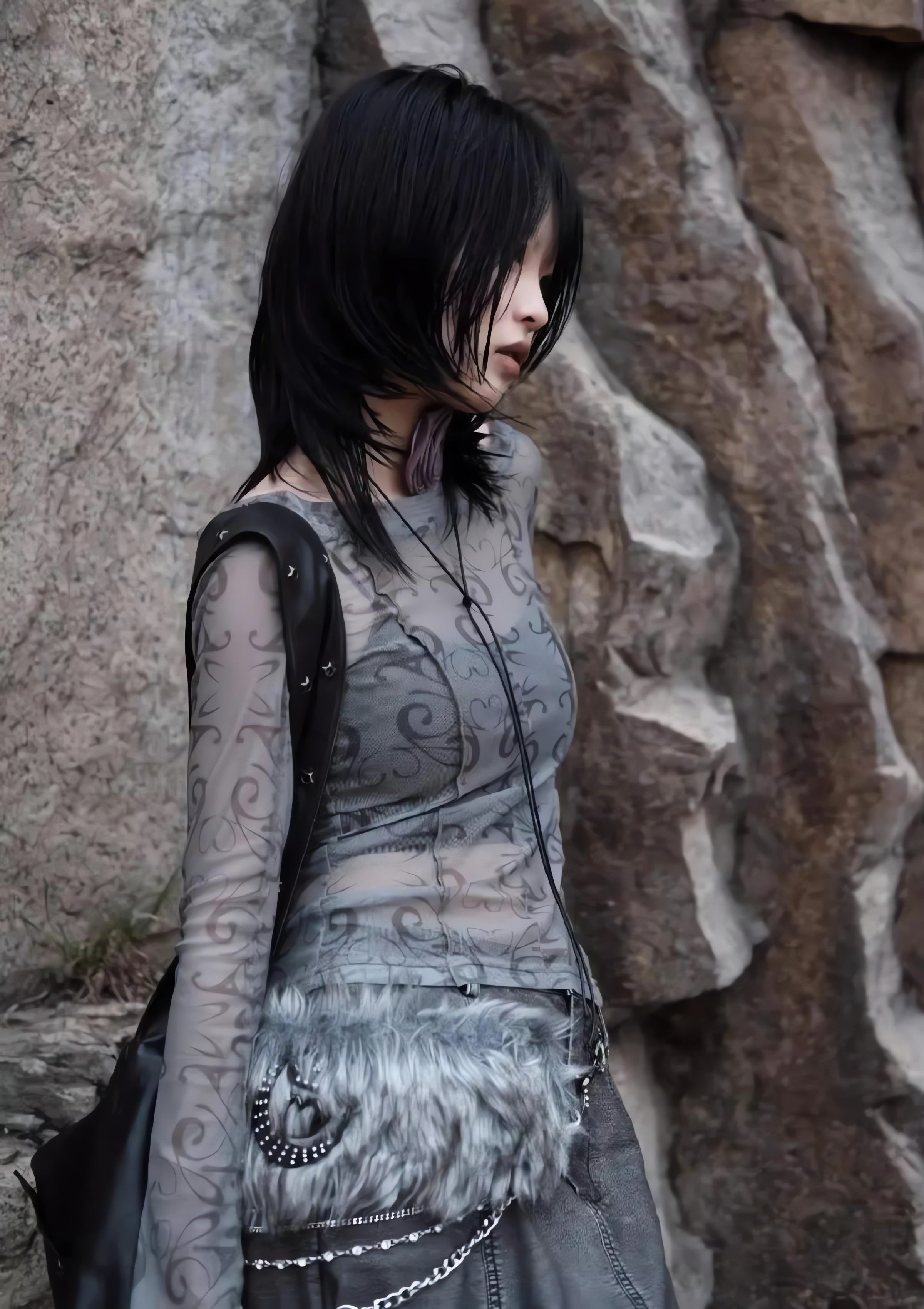 Cyberpunk Sheer Top - KAYSMAR