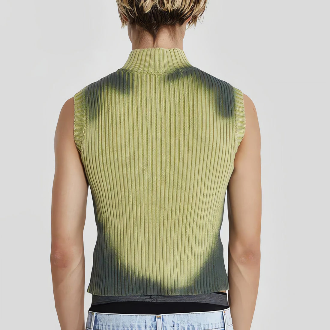 Cyberpunk Zip-Up Cardigan Vest - KAYSMAR