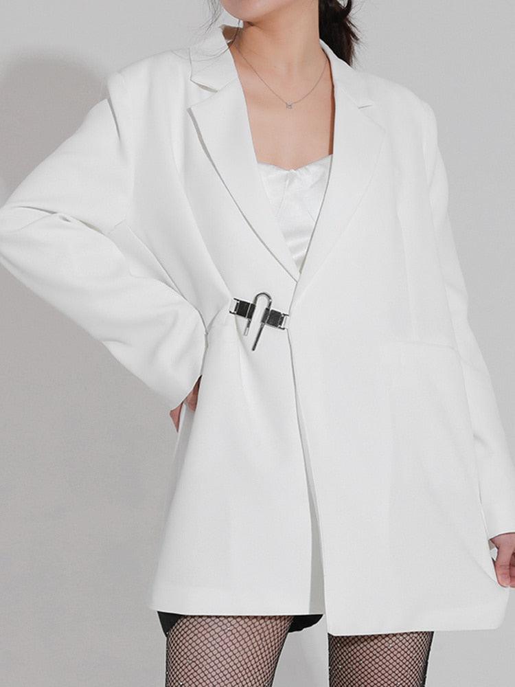 Dark Academia Buckle Up Blazer - KAYSMAR