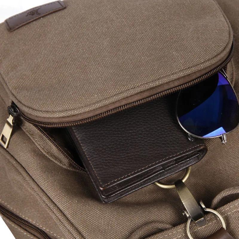 Dark Academia Canvas Backpack - KAYSMAR