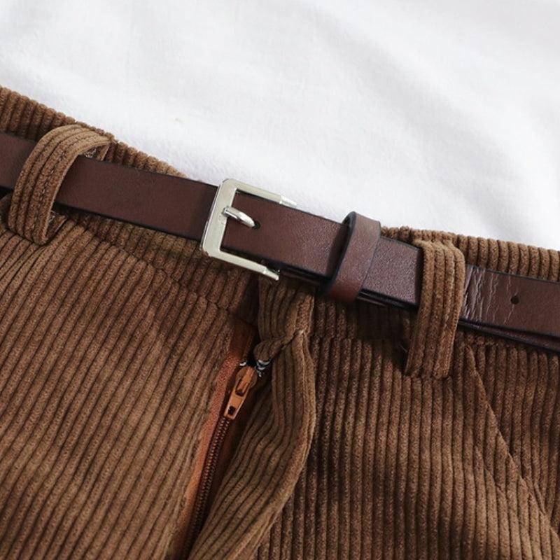 Dark Academia Corduroy Pants - KAYSMAR