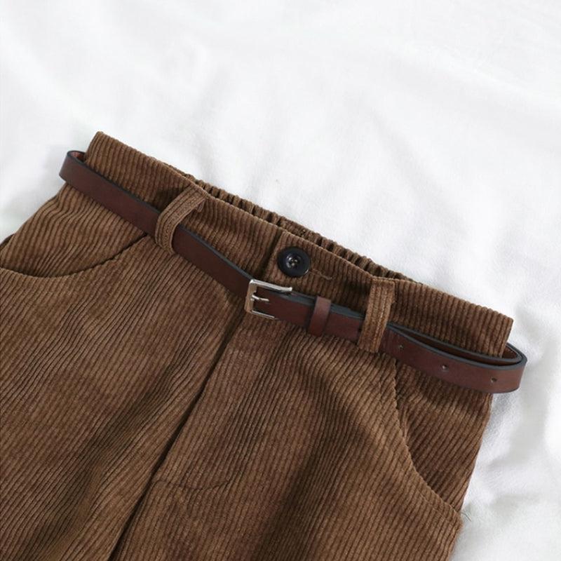 Dark Academia Corduroy Pants - KAYSMAR