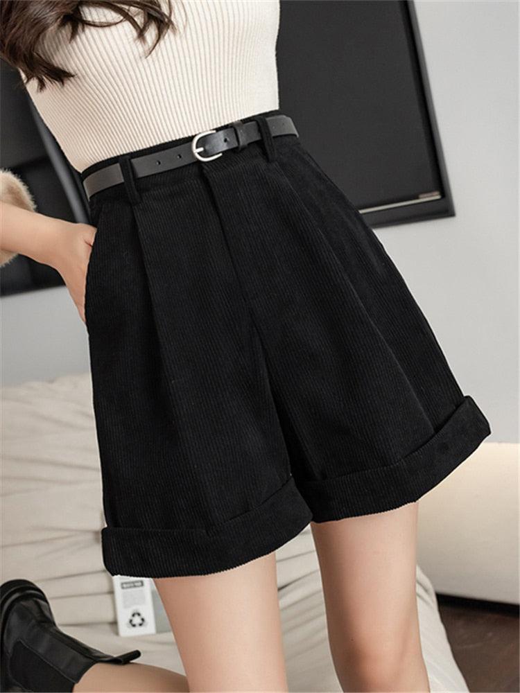 Dark Academia High Waist Shorts - KAYSMAR