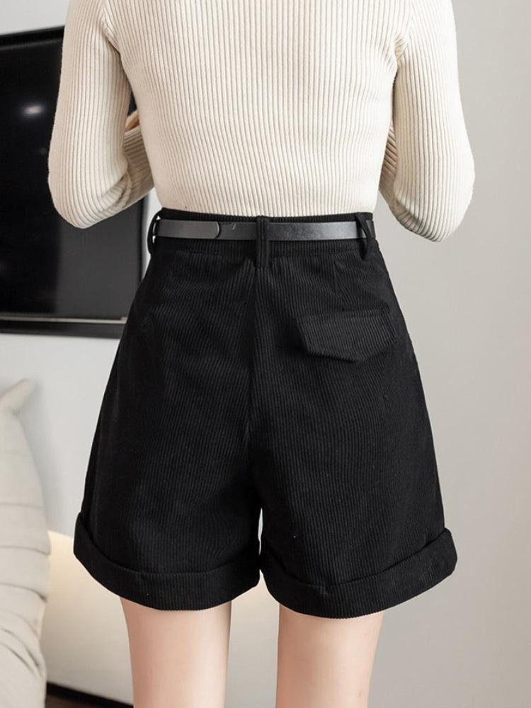 Dark Academia High Waist Shorts - KAYSMAR