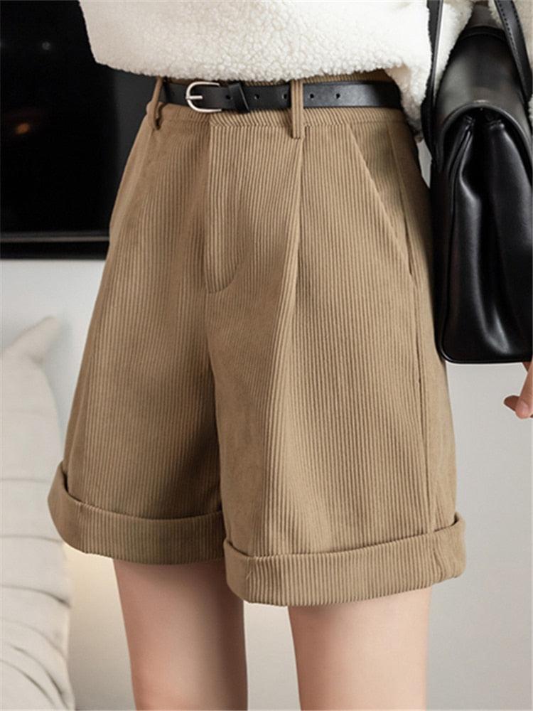 Dark Academia High Waist Shorts - KAYSMAR