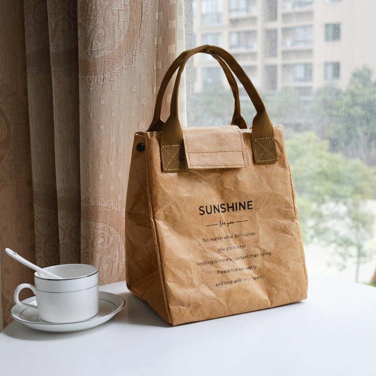 Dark Academia Paper Look Handbag - KAYSMAR
