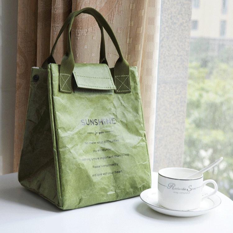 Dark Academia Paper Look Handbag - KAYSMAR