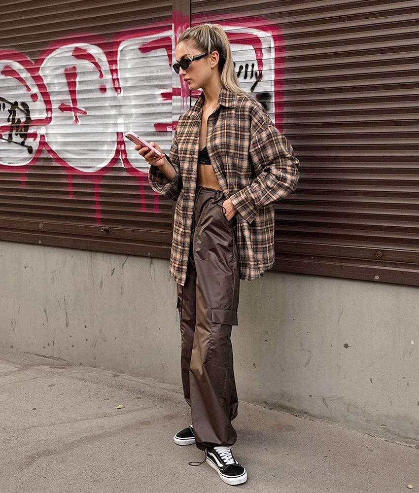 Dark Academia Plaid Shirt - KAYSMAR