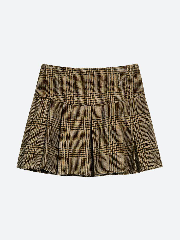 Dark Academia Plaid Two Piece Set - KAYSMAR