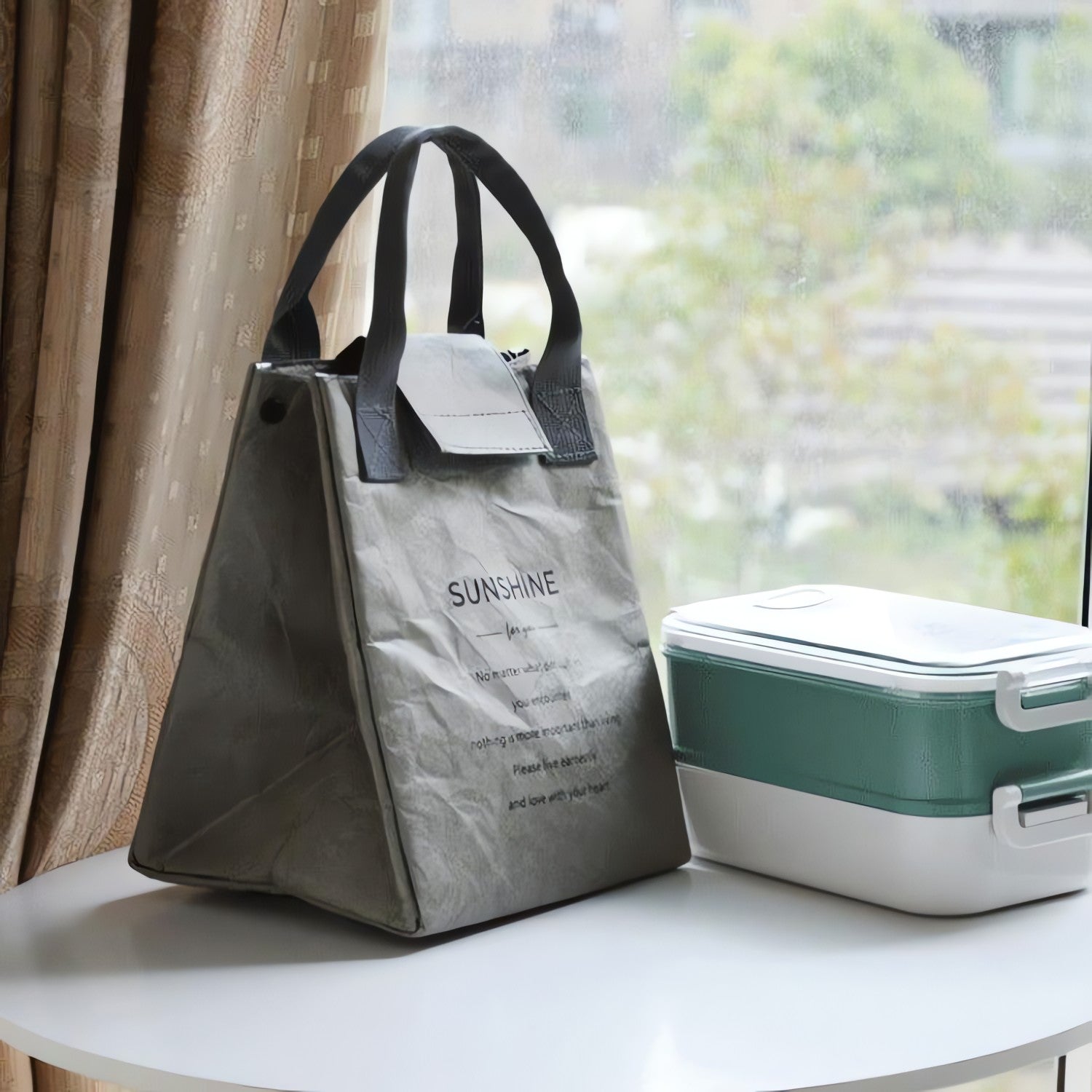Dark Academia Paper Look Handbag - KAYSMAR