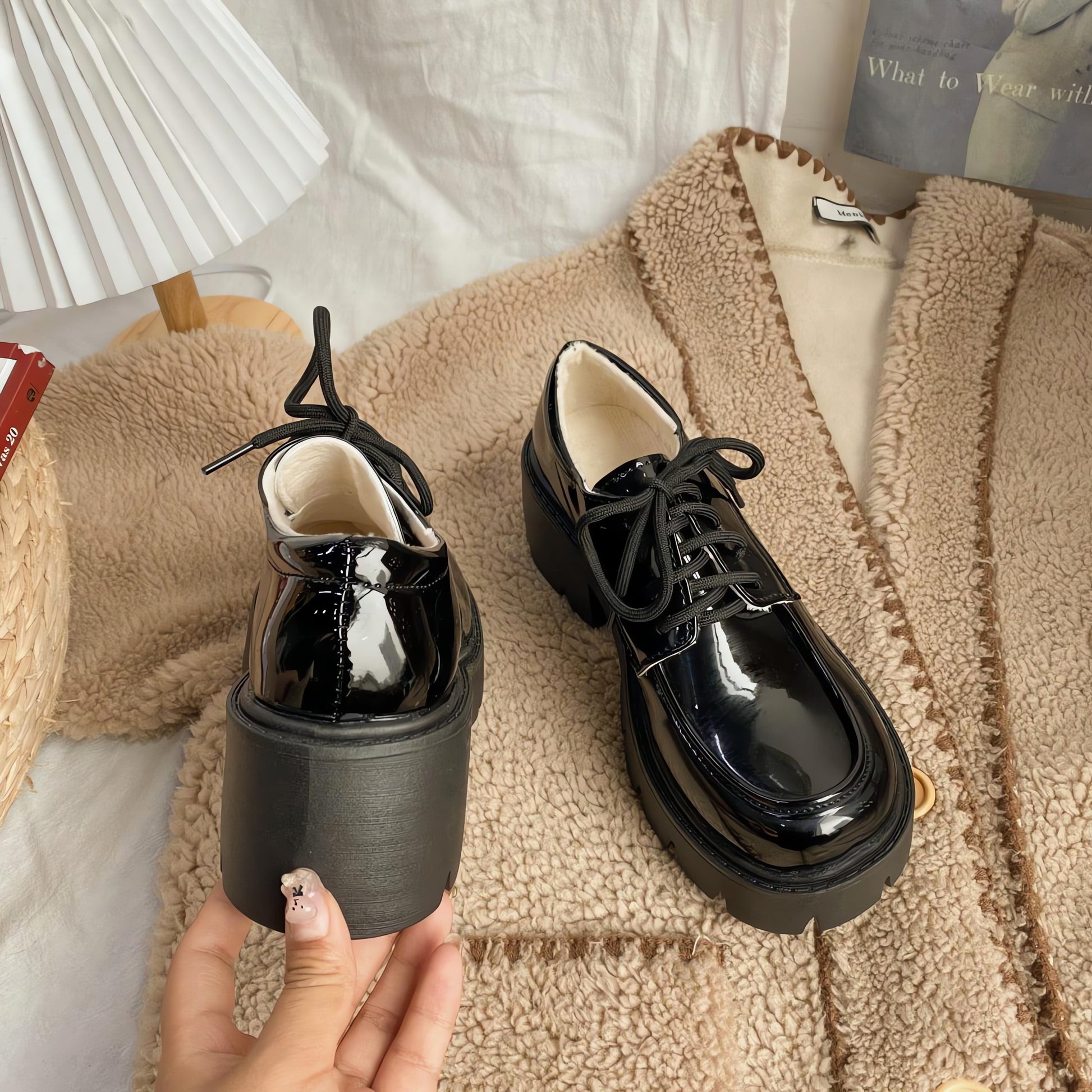 Dark Academia Platform Shoes - KAYSMAR