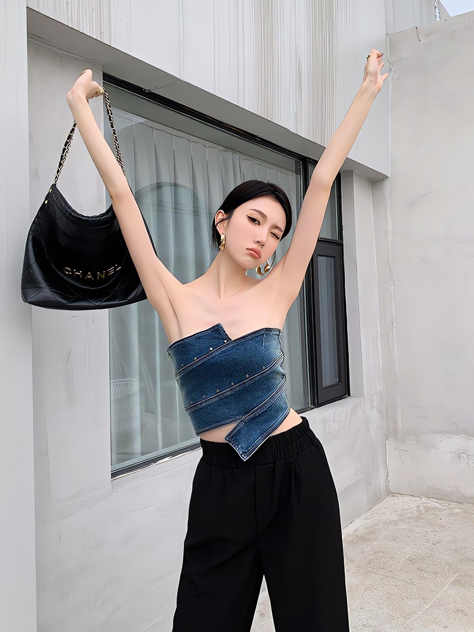 Denim Tube Top - KAYSMAR