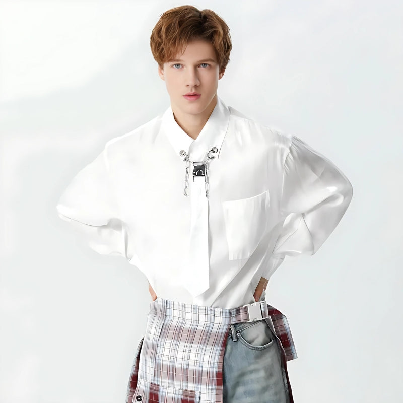 Detachable Tie Shirt - KAYSMAR