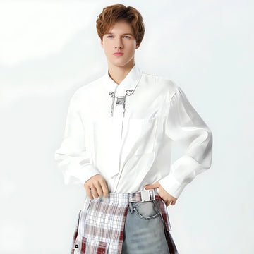 Detachable Tie Shirt - KAYSMAR