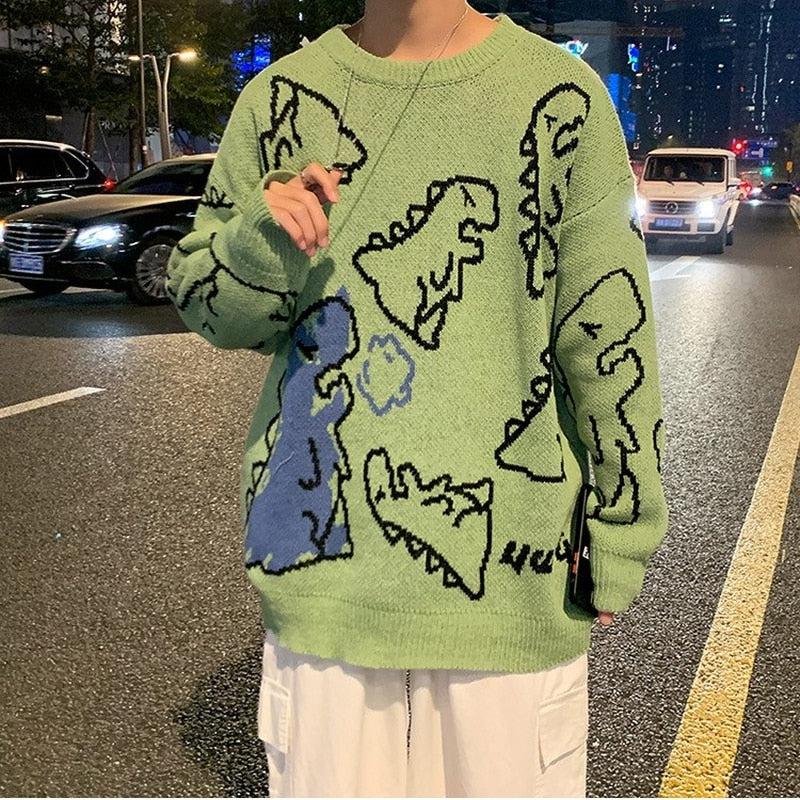 Dinosaur Knitted Sweater - KAYSMAR