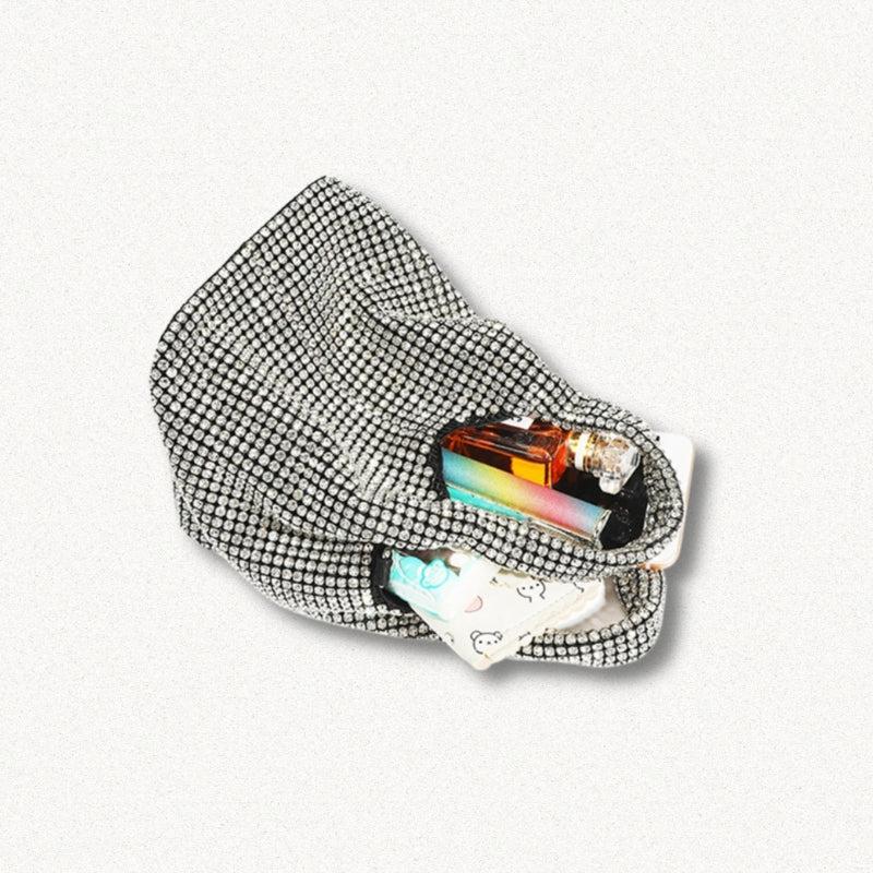 Disco Cowgirl Silver Rhinestone Handbag - KAYSMAR