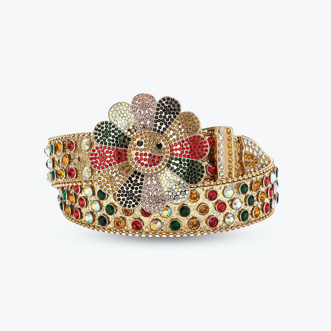 Disco Cowgirl Flower Buckle Belt - KAYSMAR