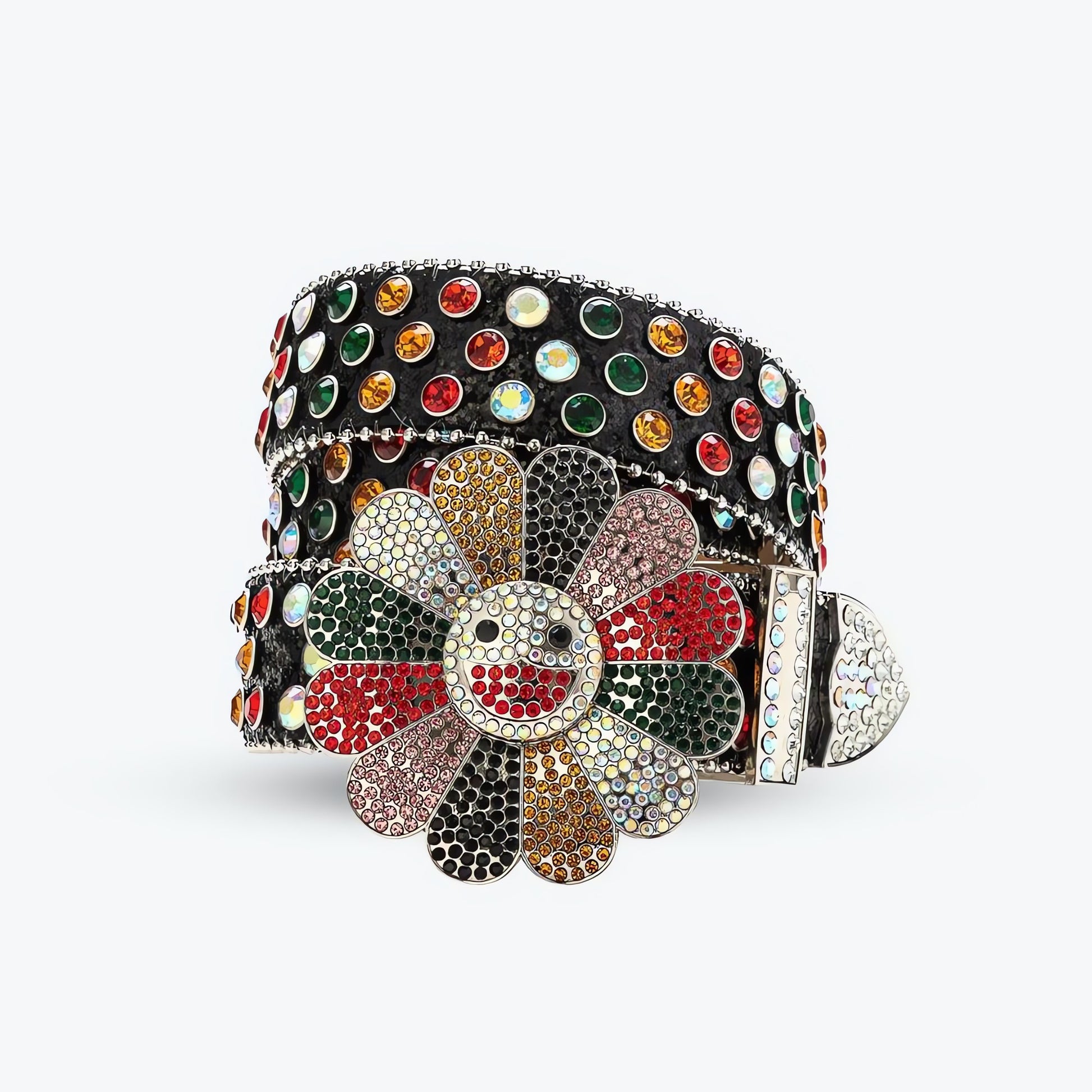 Disco Cowgirl Flower Buckle Belt - KAYSMAR