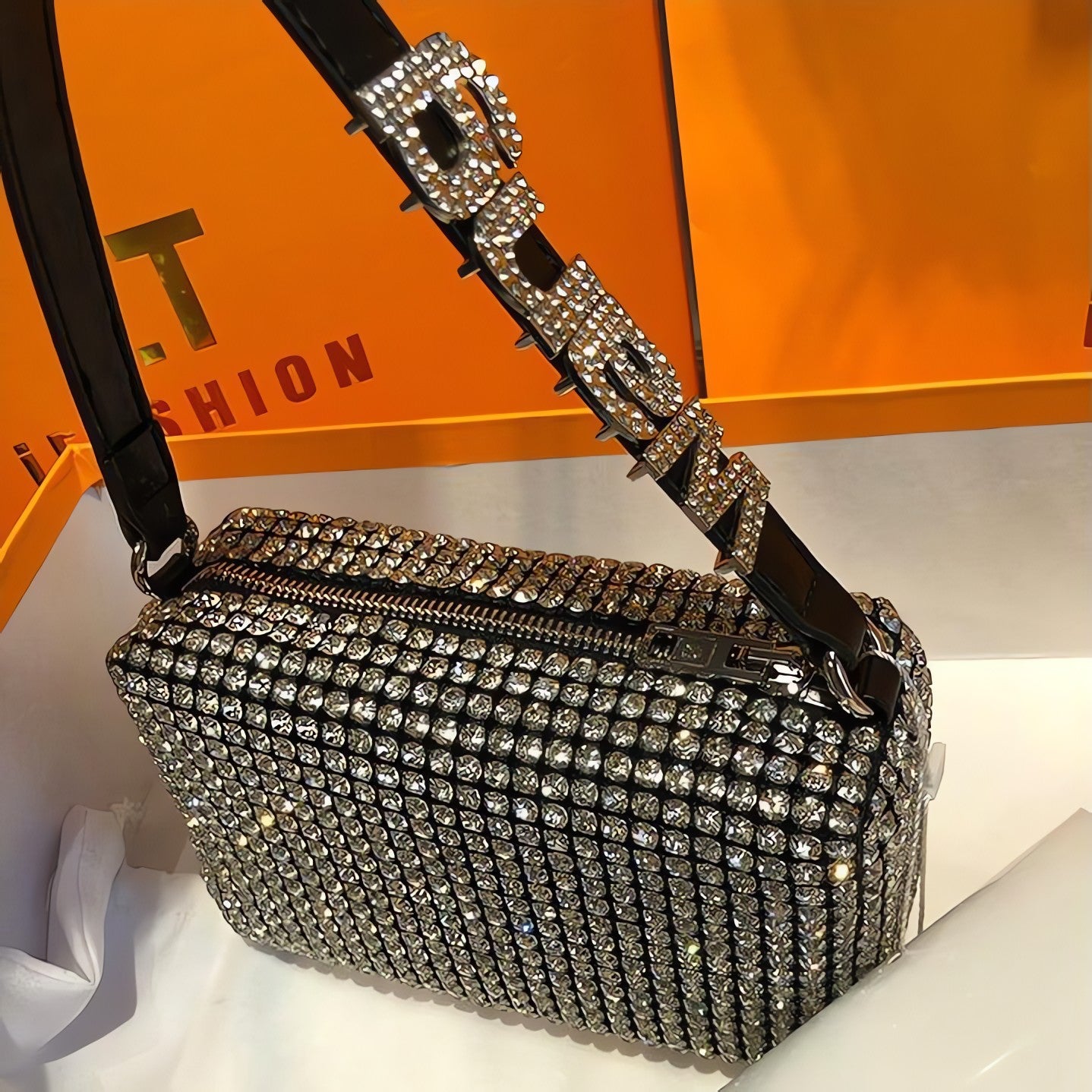 Disco Cowgirl Rhinestone Handbag - KAYSMAR