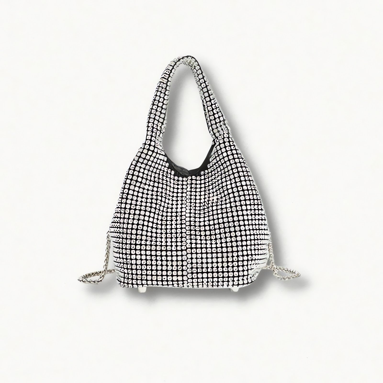 Disco Cowgirl Silver Rhinestone Handbag - KAYSMAR