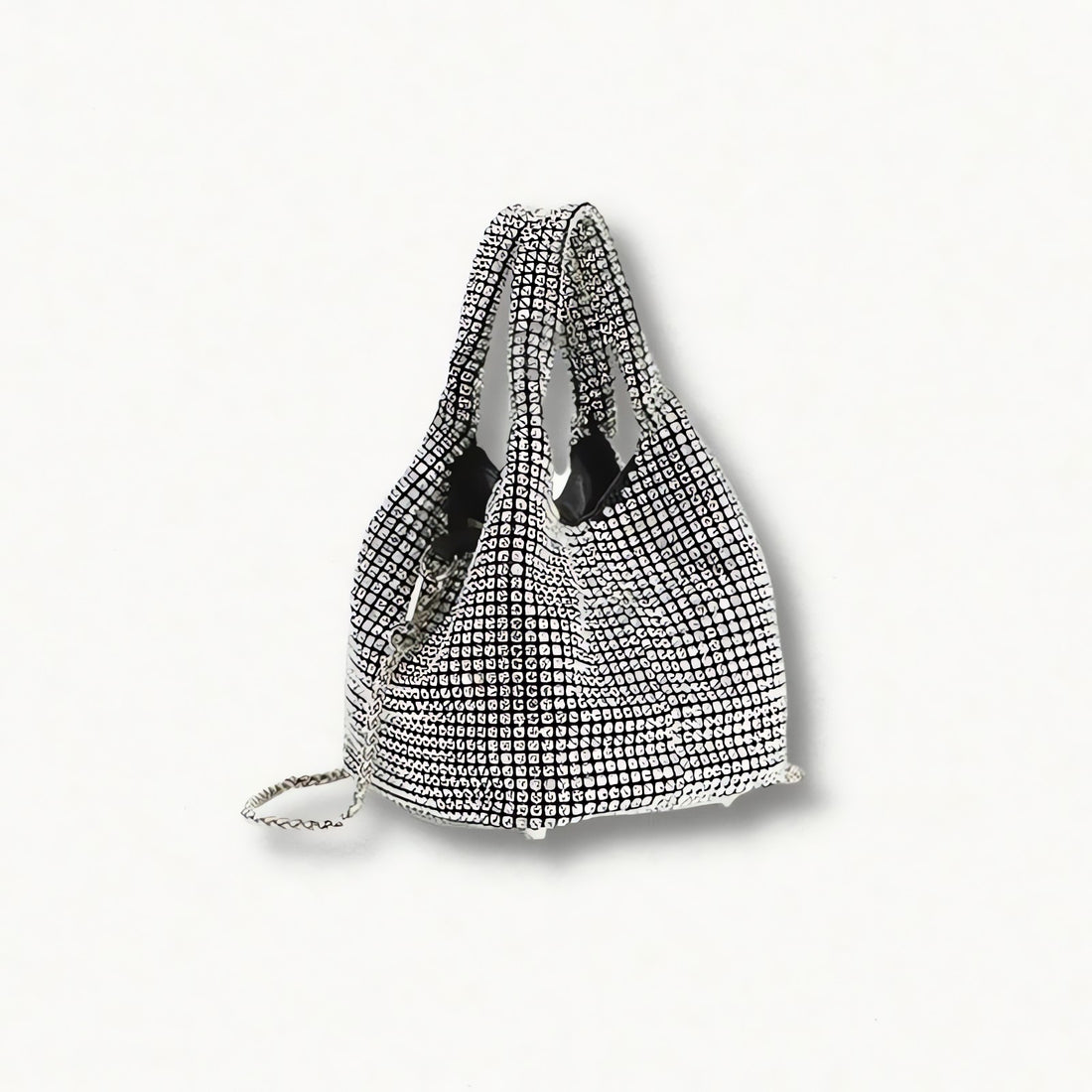 Disco Cowgirl Silver Rhinestone Handbag - KAYSMAR
