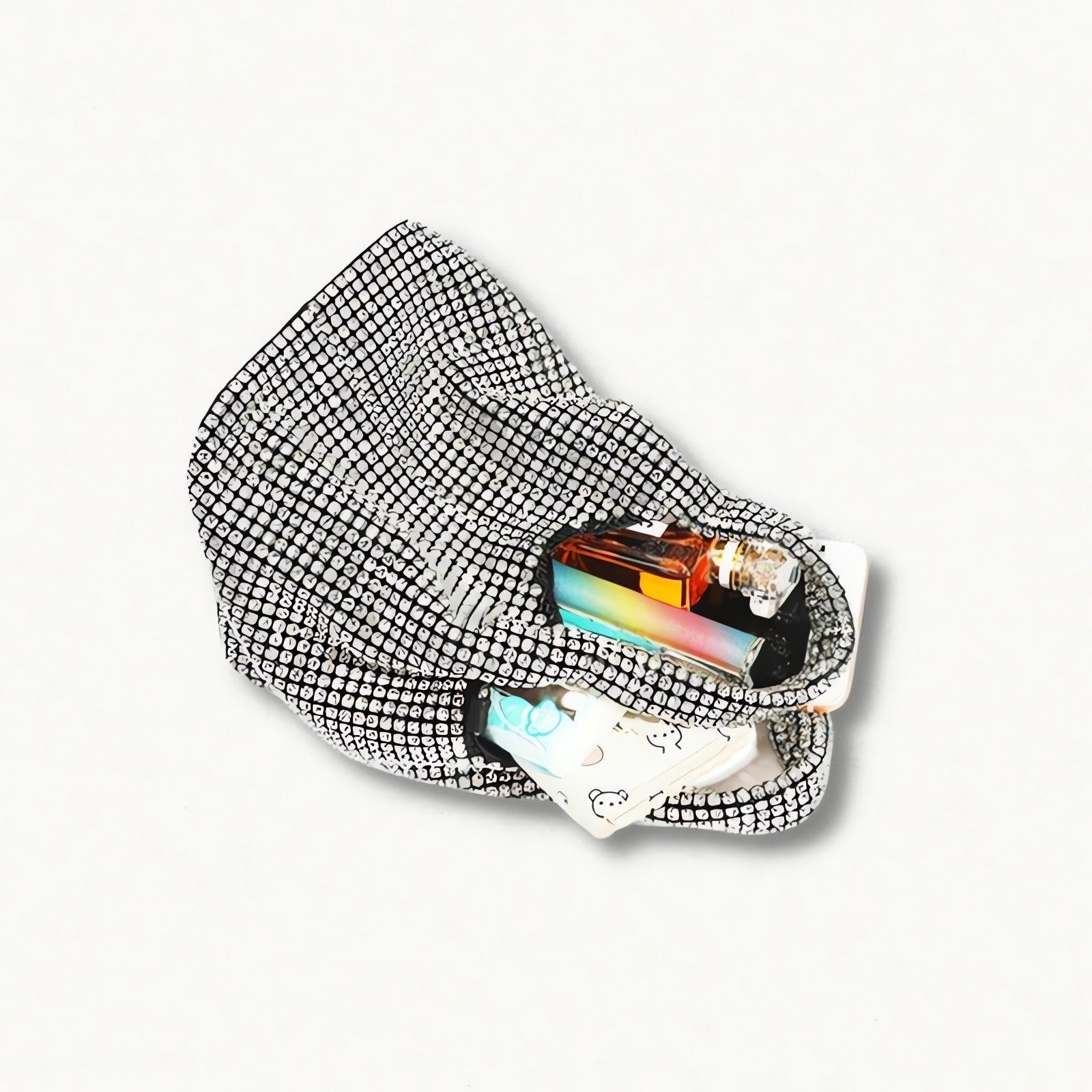 Disco Cowgirl Silver Rhinestone Handbag - KAYSMAR