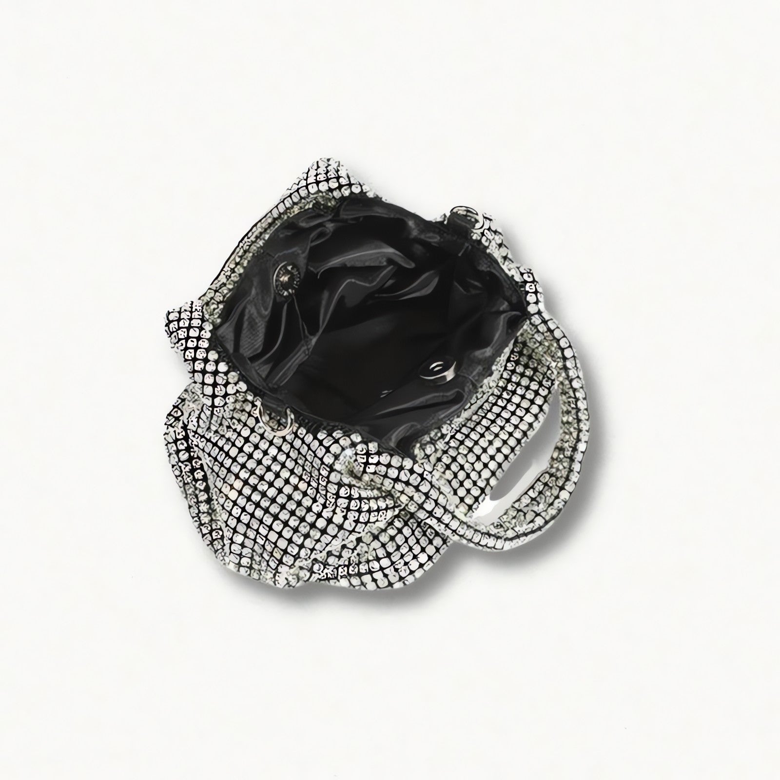 Disco Cowgirl Silver Rhinestone Handbag - KAYSMAR