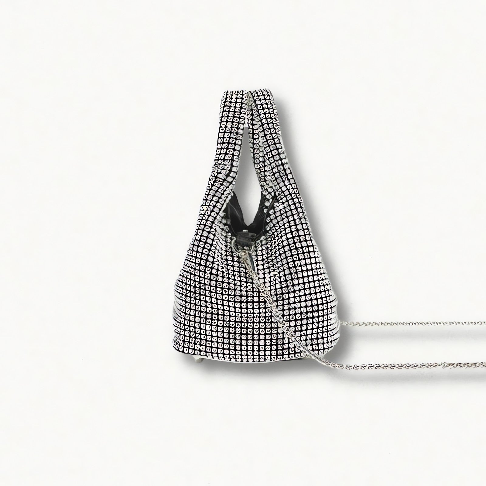 Disco Cowgirl Silver Rhinestone Handbag - KAYSMAR