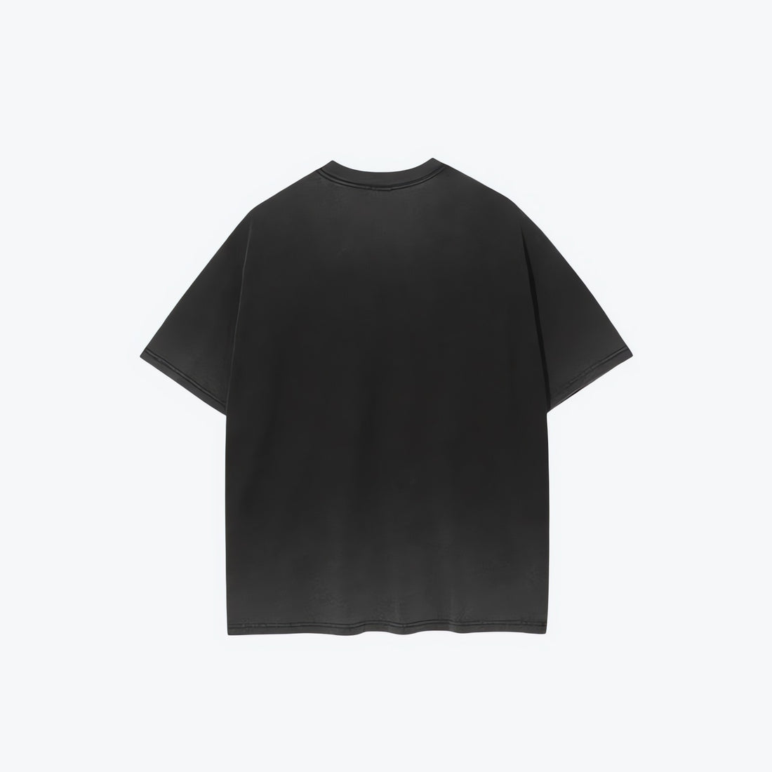 Distressed Green Human Figure Printed Tee - KAYSMAR