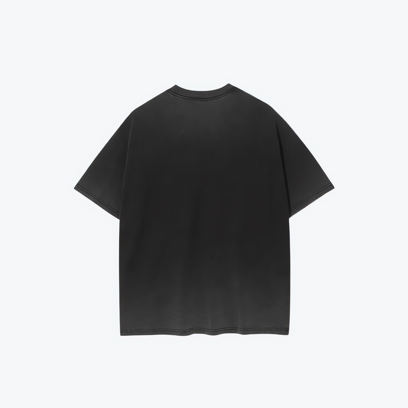 Distressed Green Human Figure Printed Tee - KAYSMAR