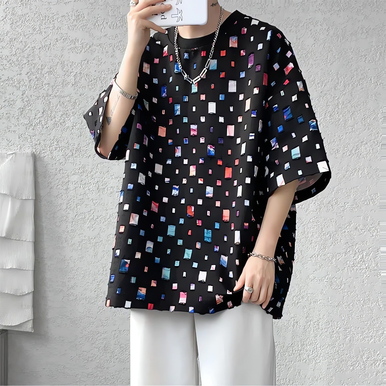 Distressed Linen Tee - KAYSMAR