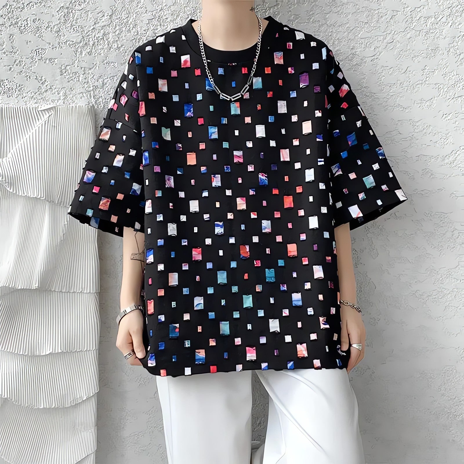 Distressed Linen Tee - KAYSMAR