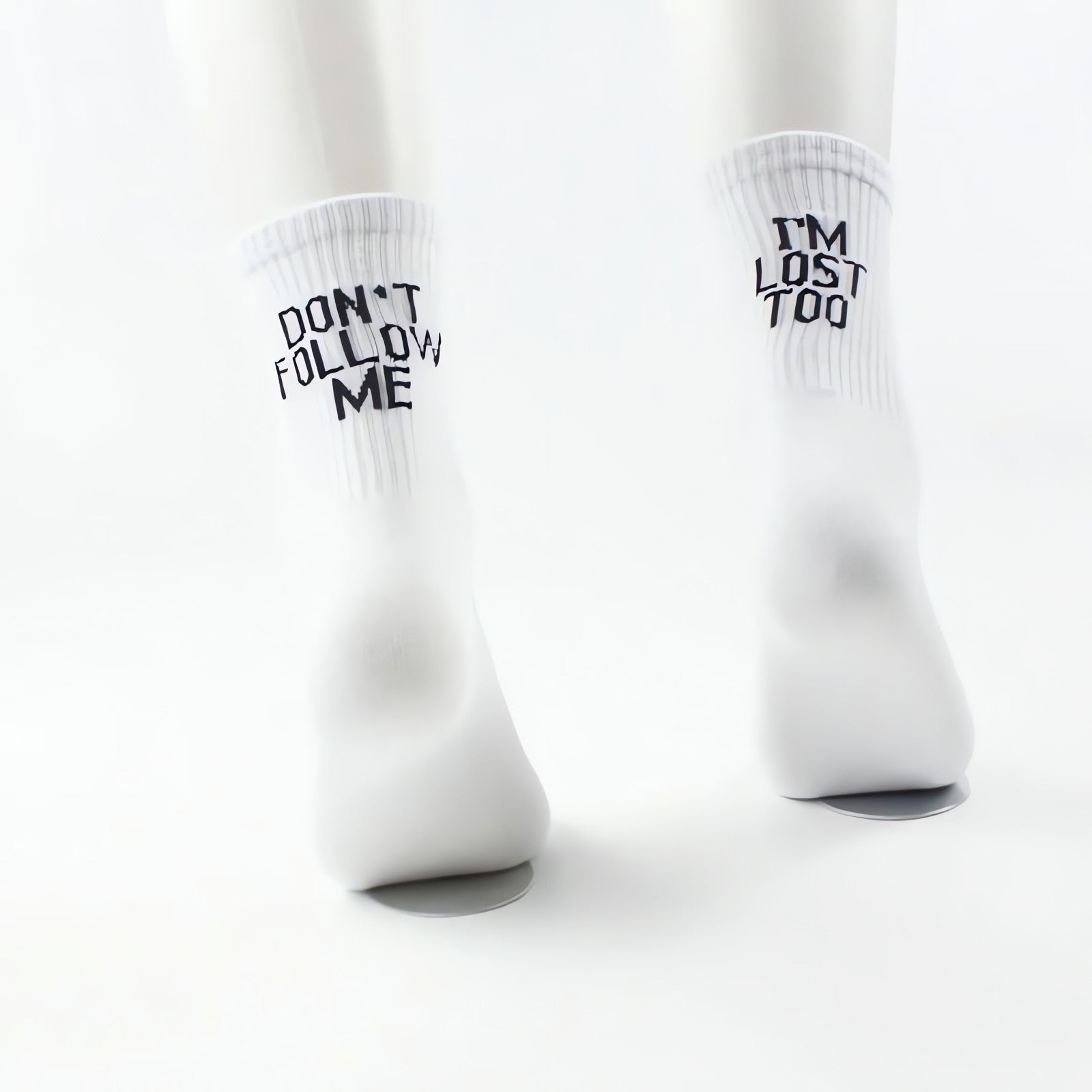 Don't Follow Me I'm Lost Too Socks - KAYSMAR