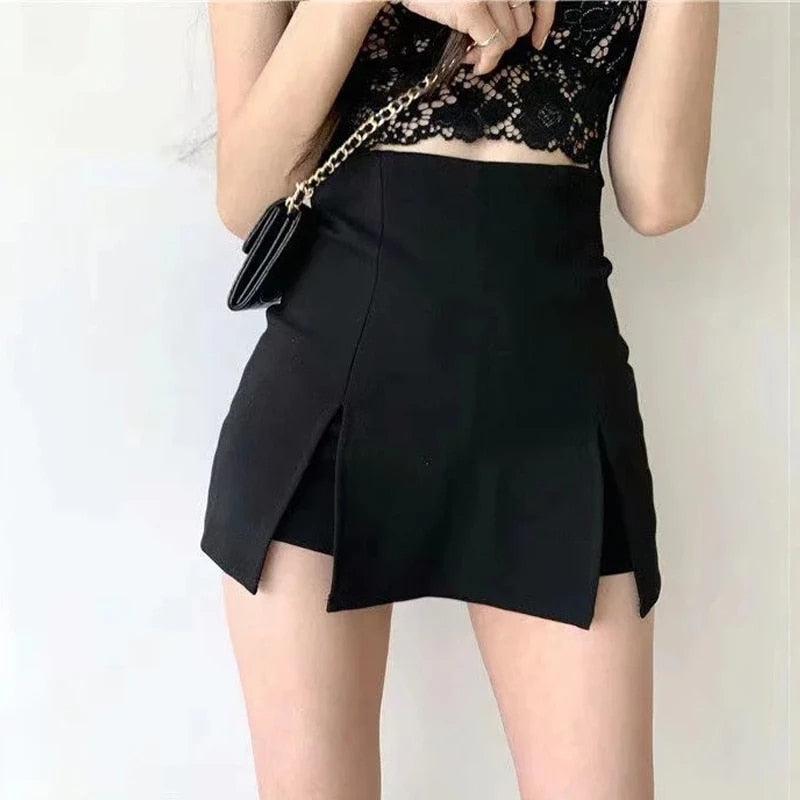Double Side Slit Mini Skort - KAYSMAR