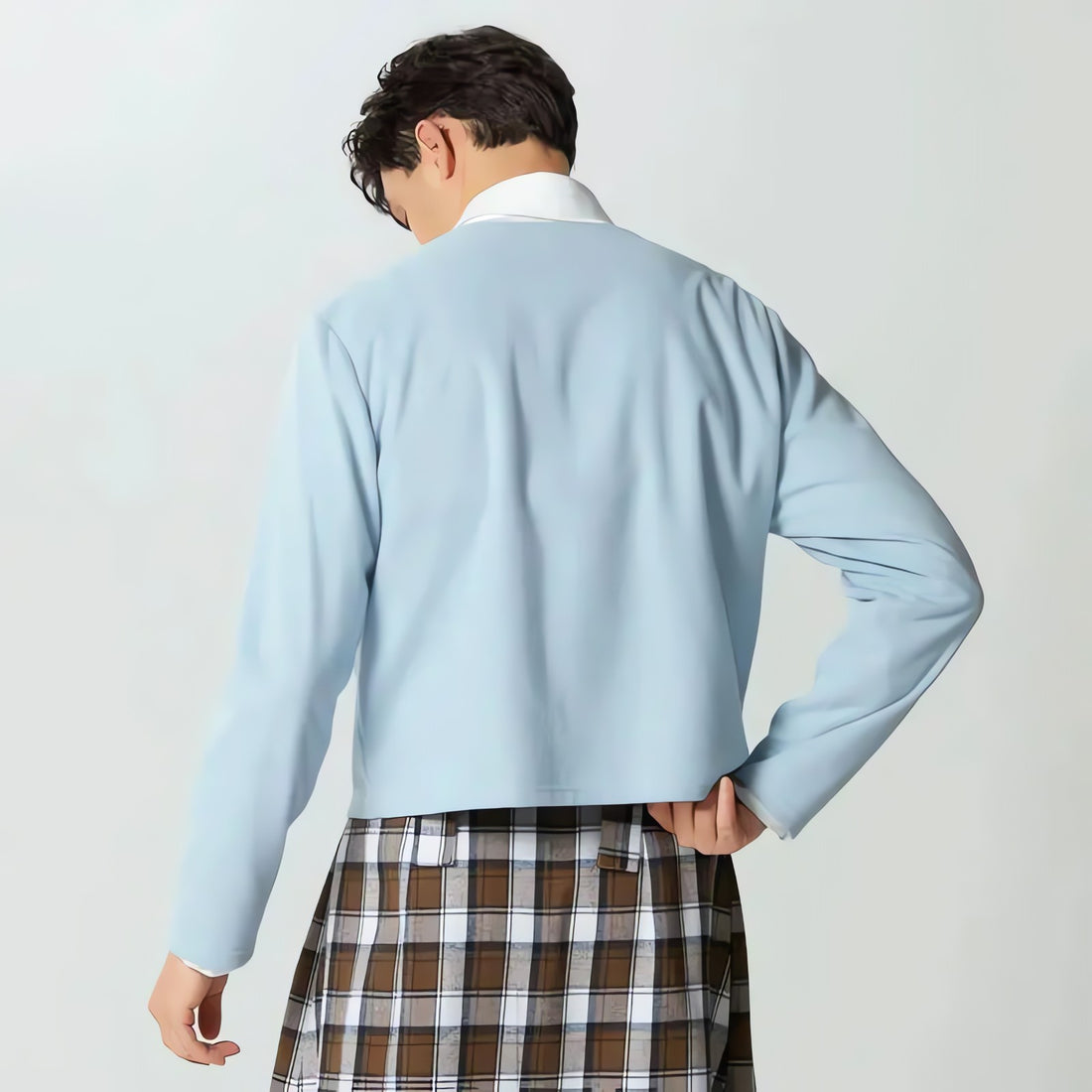 Double Breasted O-Neck Jacket - KAYSMAR