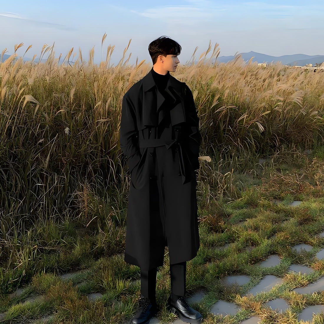 Double Breasted Trench Coat - KAYSMAR