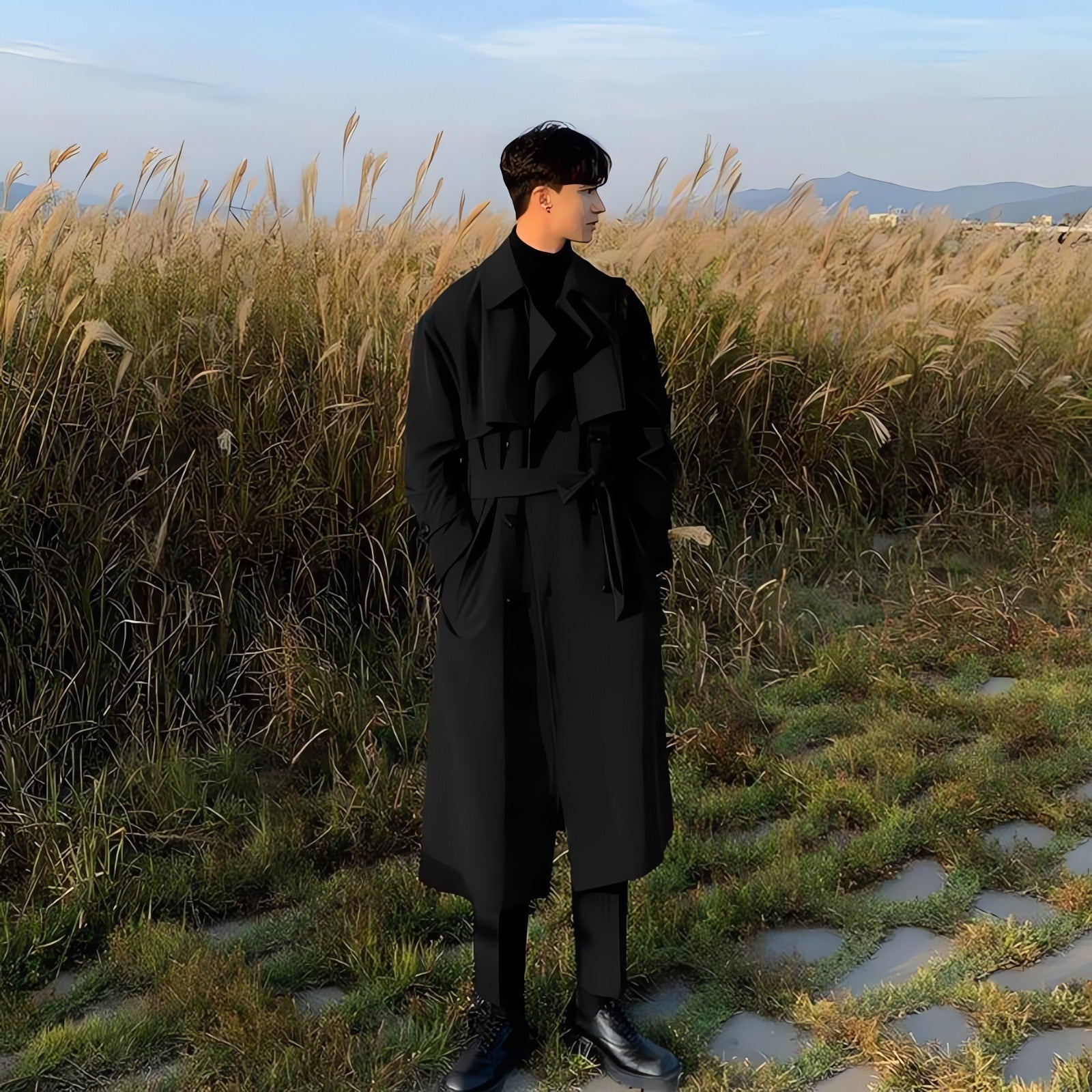 Double Breasted Trench Coat - KAYSMAR