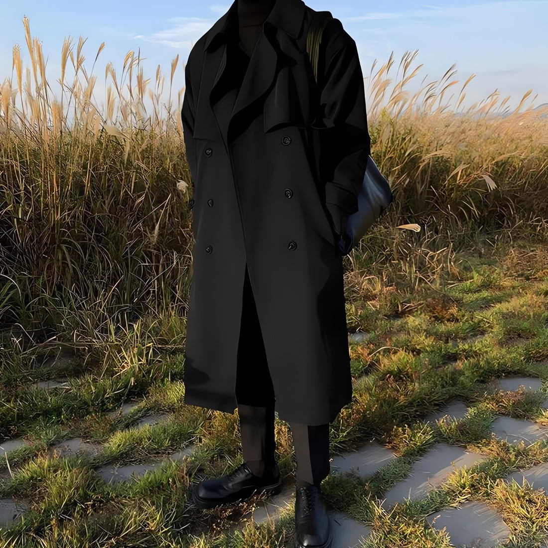 Double Breasted Trench Coat - KAYSMAR
