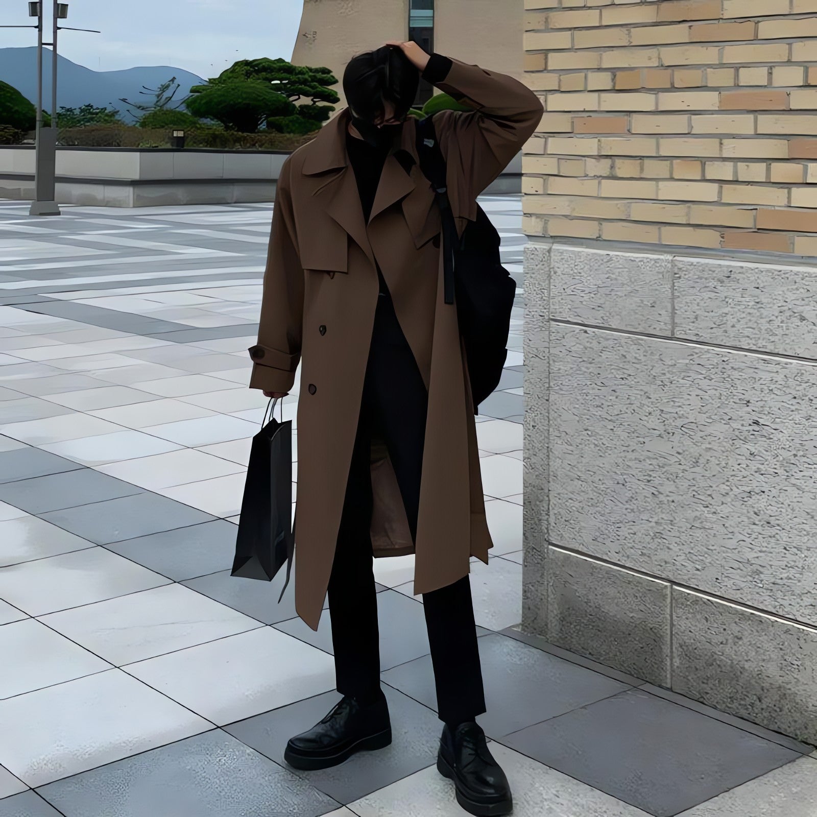 Double Breasted Trench Coat - KAYSMAR