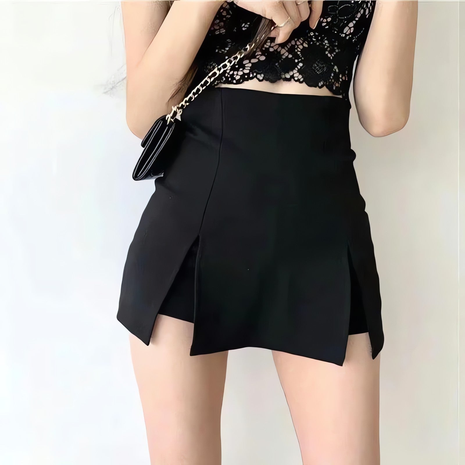 Double Side Slit Mini Skort - KAYSMAR