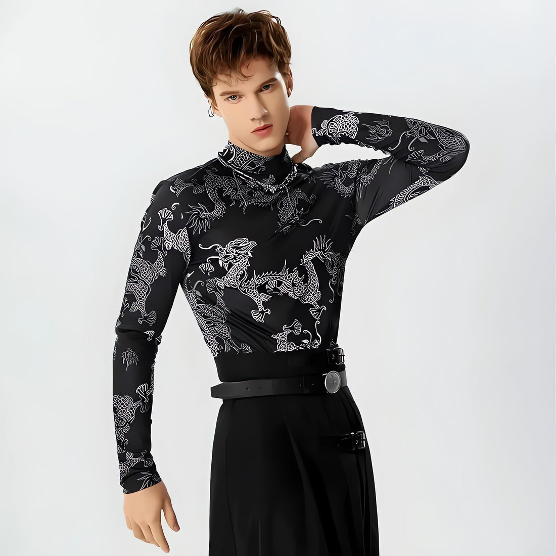 Dragon High Neck Top - KAYSMAR