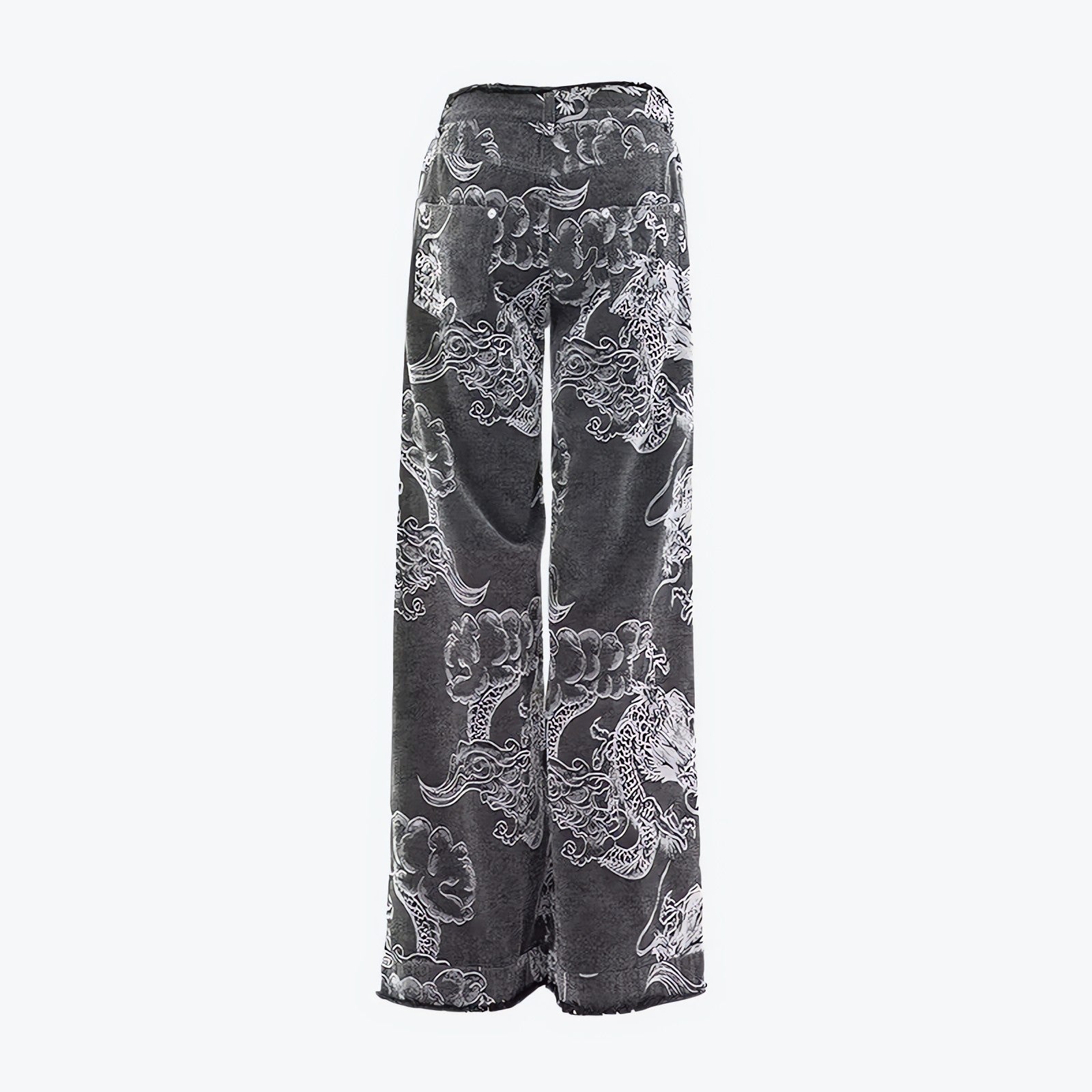 Dragon Printed Jeans - KAYSMAR