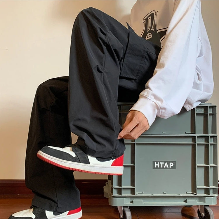 Drawstring Cargo Parachute Pants - KAYSMAR