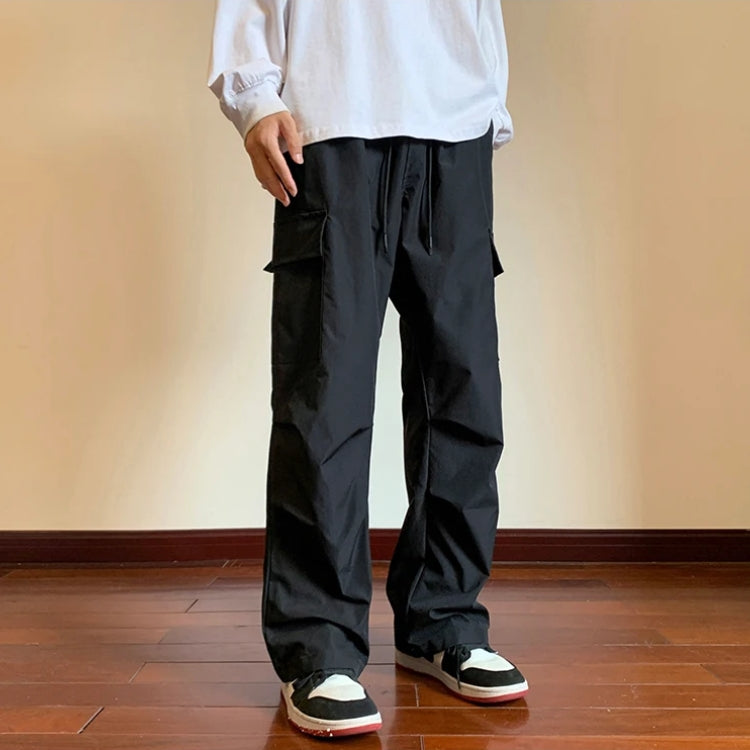 Drawstring Cargo Parachute Pants - KAYSMAR