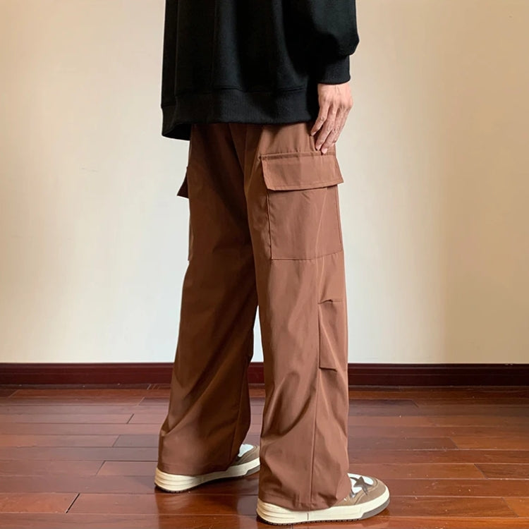 Drawstring Cargo Parachute Pants - KAYSMAR
