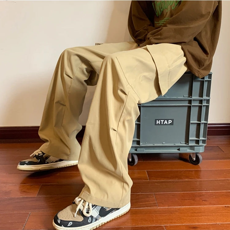 Drawstring Cargo Parachute Pants - KAYSMAR